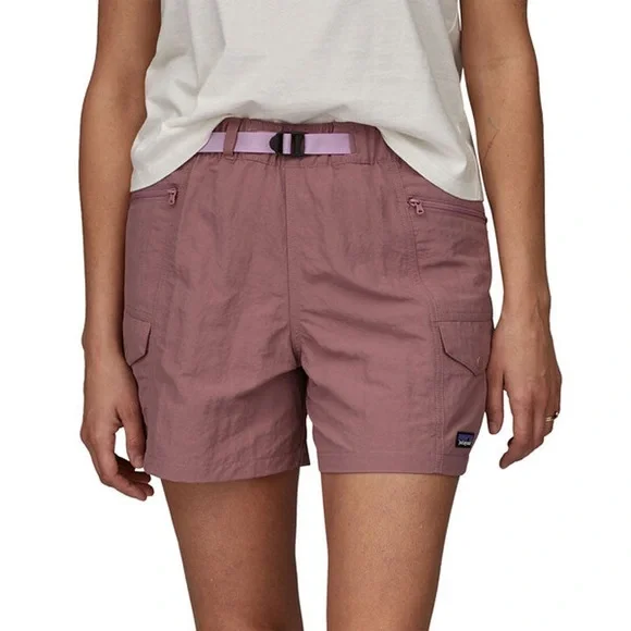 PATAGONIA Womens Outdoor Everyday Shorts - 4 Inch Evening Mauve - Picture 2 of 9